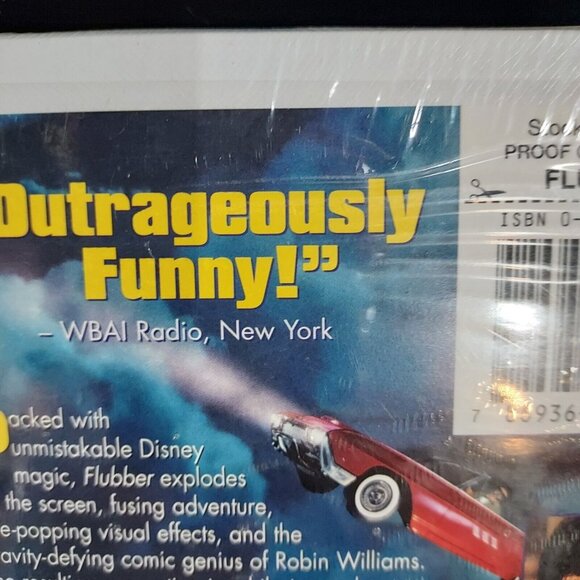 Robin Williams Disney's Flubber VHS 1998 NEW SEALED Family Comedy Clamshell Case - Picture 3 of 9